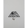 Toile du Sommet Hanté - Insert de Toit pour Lanterne Standard