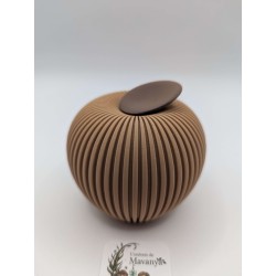Pomme Texturée avec Feuille | mavanya.ch