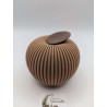 Pomme Texturée avec Feuille | mavanya.ch