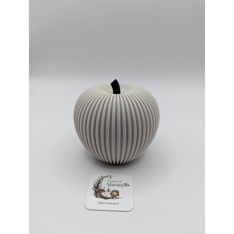Pomme Texturée avec Tige | mavanya.ch