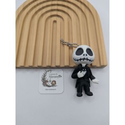 Jack Skellington Costume Noir Flexible (Porte-Clé / Magnet) | mavanya.ch