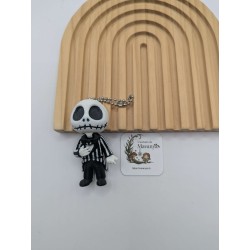 Jack Skellington Costume Rayé Flexible (Porte-Clé / Magnet) | mavanya.ch