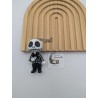 Jack Skellington Costume Rayé Flexible (Porte-Clé / Magnet) | mavanya.ch