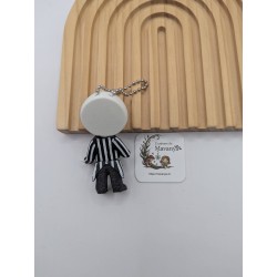 Jack Skellington Costume Rayé Flexible (Porte-Clé / Magnet) | mavanya.ch